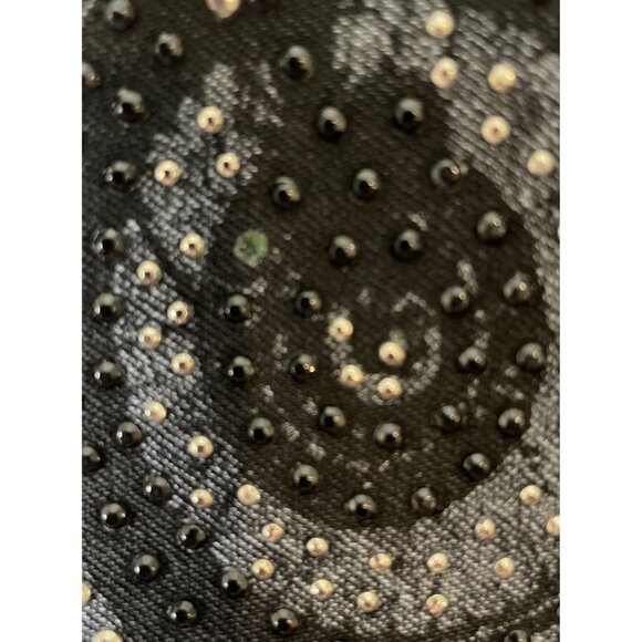 Vocal Rebel Rock Motorcycle Club Womens Medium Long Sleeve Top Rhinestone Grunge - Picture 4 of 9